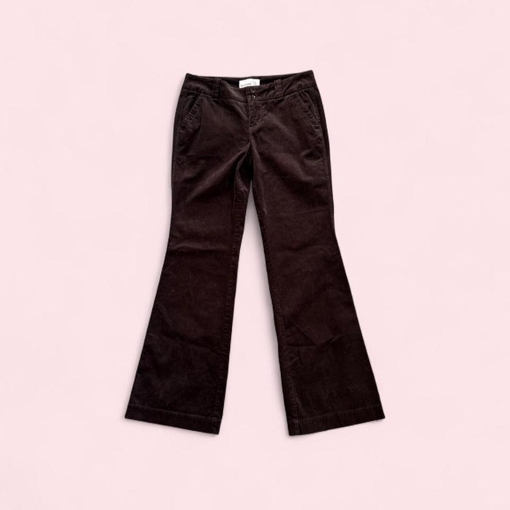 Old Navy Women's Chocolate Brown Corduroy Flare Pants